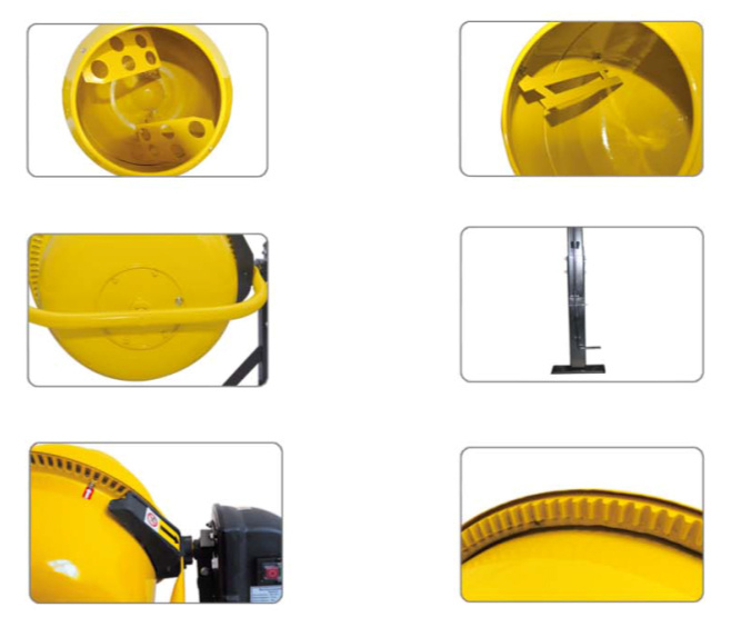 Russisch van de het Cementmixer van de Stijlbouw Rotortype Mini Electric Cement Mixer 1