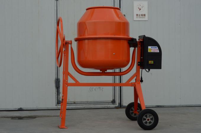 Oranje het Cementmixer van Mini Electric Concrete Mixer ISO 9000 150l 1