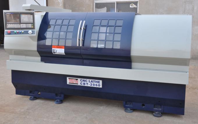 Vlak Bed 400mm Cnc Metaal Draaiende Draaibank Horizontale ISO 9001 Hardway 1