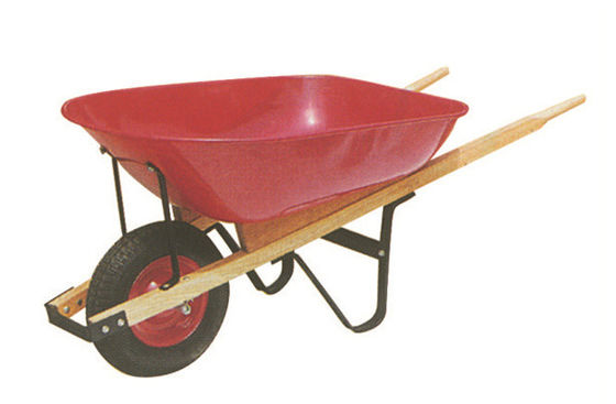 540mm de Hulpmiddelen 150kg van de Tuinkar 6 Kubieke voet-Kruiwagen met Staalkader