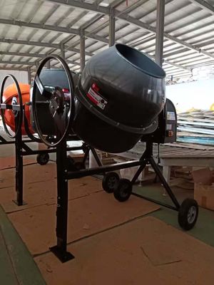 Cilindertype Mixer Met gas van het de Mixer de Halfdroge 350L Cement van het Benzinecement