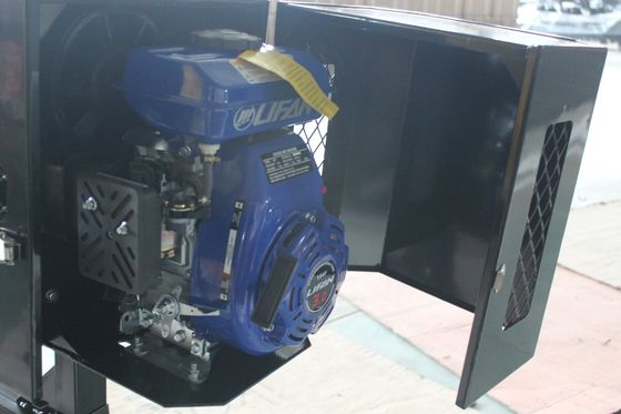 Twee Wielen Elektrisch Mini Concrete Mixer 250L met Gietijzer Ring Gear