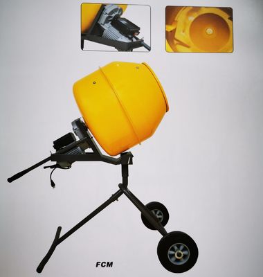 160L Mini Concrete Mixer Machine Yellow-Cement het Mengen zich Machine