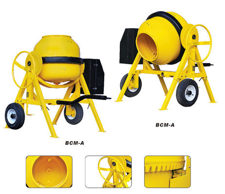 Van het de Machinegas van de broodjes Draagbaar Concrete Mixer de Motor Rond Handvat 1.0mm