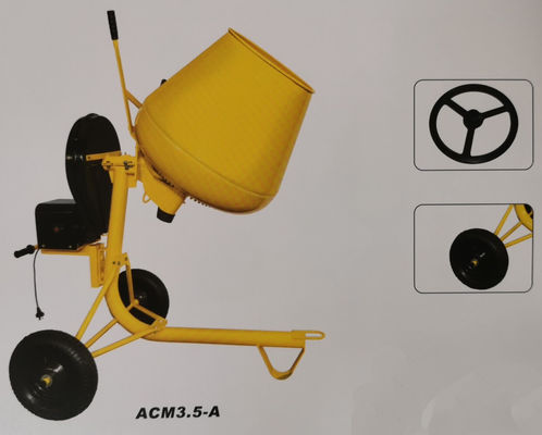 Ce-van de het Gasmotor van Certificaatmini concrete mixer machine roll het Cementmixer