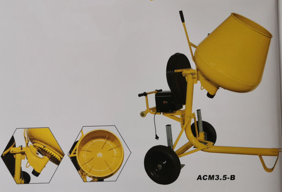 Ce-van de het Gasmotor van Certificaatmini concrete mixer machine roll het Cementmixer