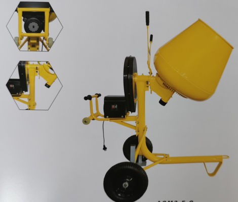 Ce-van de het Gasmotor van Certificaatmini concrete mixer machine roll het Cementmixer