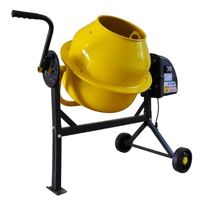 140L Mini Cement Mixer Two Wheels-de Machine Bevestigende Structuur van de Cementmixer