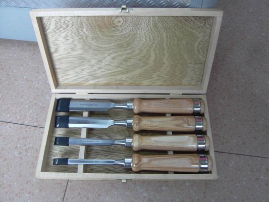 60crv de houtsnijwerkbeitel plaatste 140mm Houten Handvatmateriaal
