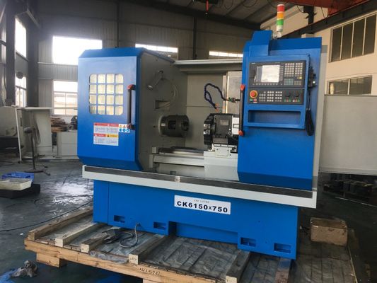Vlak Bed 400mm Cnc Metaal Draaiende Draaibank Horizontale ISO 9001 Hardway