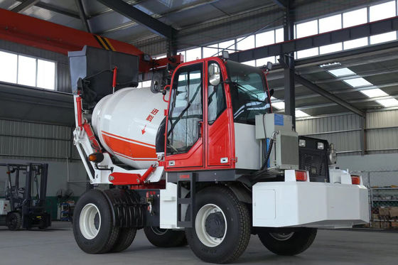 Cementen/betonmengtruck