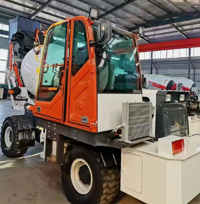 Cementen/betonmengtruck