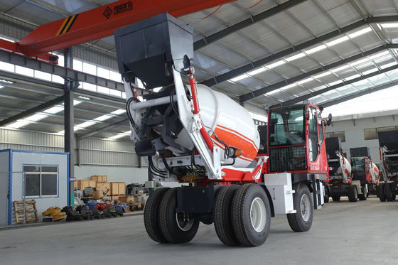 Cementen/betonmengtruck